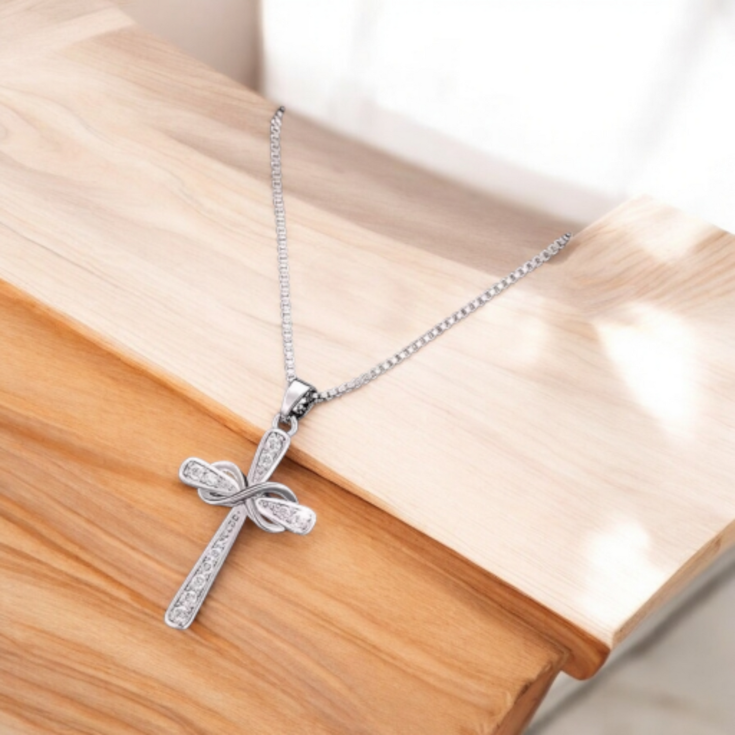 Infinite Love Necklace – Sterling Silver