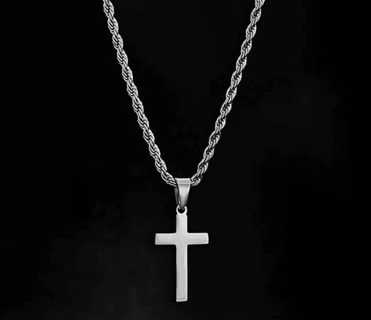 Pure Cross Necklace (Gold & Silver)
