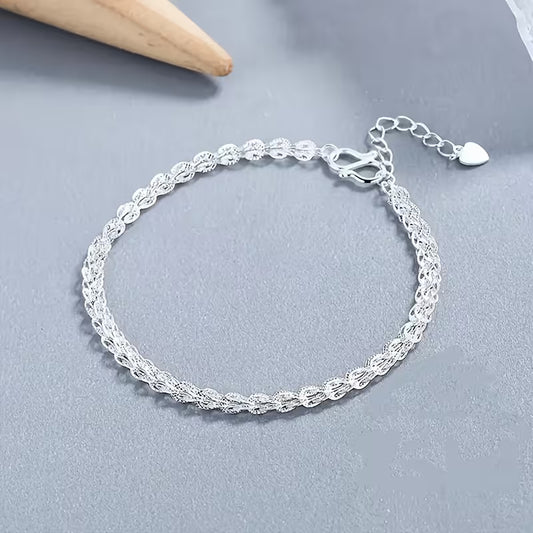 Rise in Grace Sterling Silver Bracelet (Limited Stock. 2 Days Delivery)