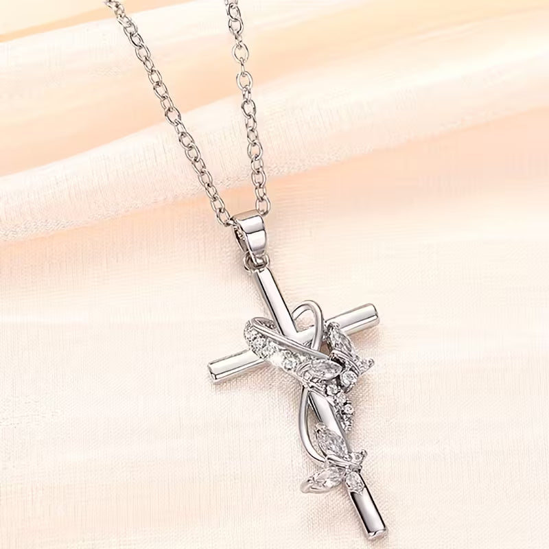 Vine of Grace Necklace – Stainless Steel