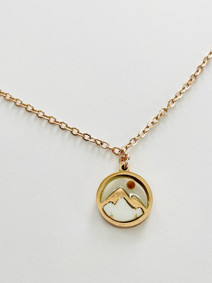 “Walk by Faith” Mustard Seed & Cross Necklace